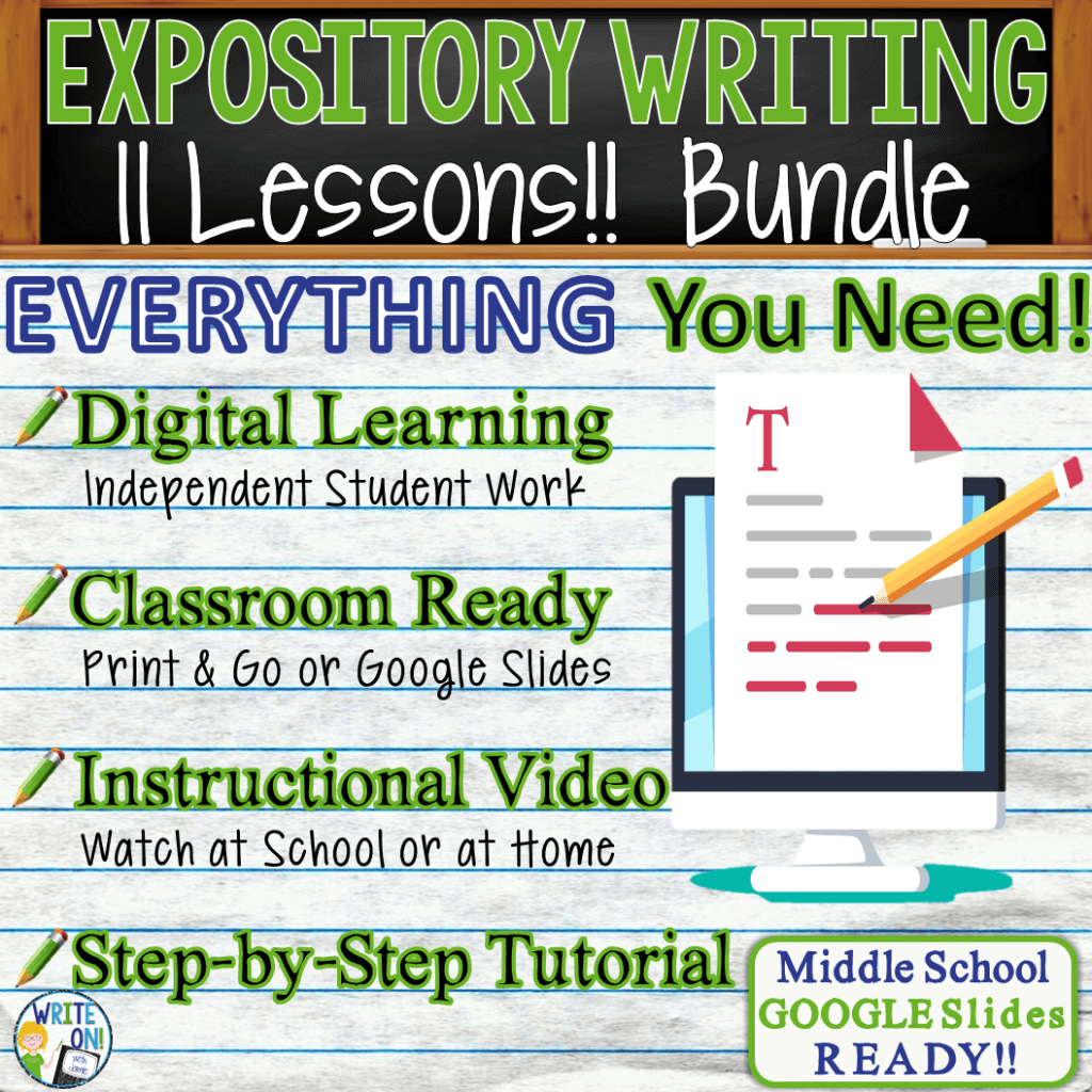 expository writing prompts for middle school